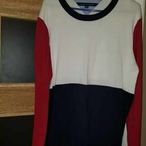 Sweater red white and blue